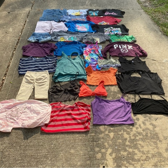 Colorful Clothing Lot women’s clothes multi sizes clothing bundle short sleeve - Picture 2 of 15